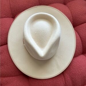 Lack Of Color Ivory Kids Fedora Hat